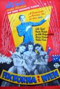 Flickorna i Wien 1949 poster Anton Edthofer Judith Holzmeister Willi Forst Filmen från: Austria Musikaler