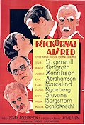 Flickornas Alfred 1935 poster Sture Lagerwall Birgit Tengroth Eric Rohman art