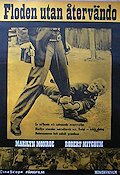 Floden utan återvändo 1954 poster Marilyn Monroe Robert Mitchum Otto Preminger