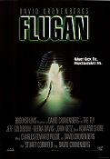 Flugan 1986 poster Jeff Goldblum Geena Davis John Getz David Cronenberg Insekter och spindlar