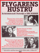 Flygarens hustru 1981 poster Philippe Marlaud Marie Riviere Anne-Laure Meury Eric Rohmer