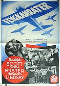 Flygkamrater 1941 poster Randolph Scott Margaret Lindsay Flyg