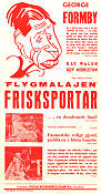 Flygmalajen frisksportar 1937 poster George Formby Anthony Kimmins