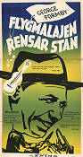 Flygmalajen rensar stan 1945 poster George Formby Marcel Varnel