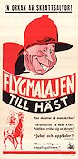 Flygmalajen till häst 1939 poster George Formby Hästar