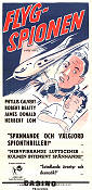 Flygspionen 1953 poster Phyllis Calvert James Donald Herbert Lom Anthony Asquith Flyg