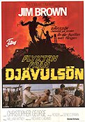 Flykten från Djävulsön 1973 poster Jim Brown Christopher George Richard Ely William Witney