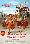 Flykten från hönsgården 2000 poster Mel Gibson Nick Park Fåglar Animerat