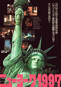 Flykten från New York 1981 poster Kurt Russell Lee Van Cleef Ernest Borgnine Donald Pleasence Isaac Hayes John Carpenter Kultfilmer