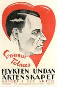 Flykten undan äktenskapet 1922 poster Stella Arbenina Gunnar Tolnaes Artur Retzbach