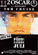 Född den fjärde juli 1989 poster Tom Cruise Willem Dafoe Oliver Stone Helger