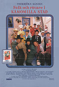 Folk och rövare i Kamomilla stad 1988 poster Sverre Anker Ousdal Bente Erichsen Norge Musikaler