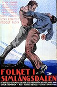 Folket i Simlångsdalen 1925 poster Fridolf Rhudin