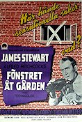 Fönstret åt gården 1954 poster James Stewart Grace Kelly Alfred Hitchcock