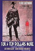 For a Few Dollars More 1966 poster Clint Eastwood Lee Van Cleef Gian Maria Volonté Sergio Leone