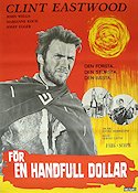 För en handfull dollar 1964 poster Clint Eastwood Marianne Koch Sergio Leone