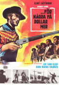 För några få dollar mer 1965 poster Clint Eastwood Lee Van Cleef Gian Maria Volonté Sergio Leone