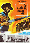 För några få dollar mer 1965 poster Clint Eastwood Lee Van Cleef Gian Maria Volonté Sergio Leone