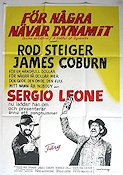 För några nävar dynamit 1974 poster James Coburn Sergio Leone