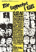 För tapperhet i tält 1965 poster Egon Kjerrman Rolf Bengtsson Arne Stivell