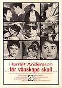 För vänskaps skull 1965 poster Harriet Andersson George Fant Ingvar Hirdwall Hans Abramson