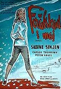 Förälskad i maj 1959 poster Sabine Sinjen