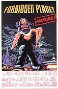 Forbidden Planet 1956 poster Walter Pidgeon Anne Francis Fred M Wilcox Robotar