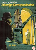 Foreign Correspondent 1940 poster Joel McCrea Laraine Day Herbert Marshall Alfred Hitchcock Eric Rohman art
