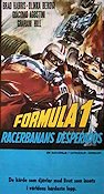 Formula 1 Racerbanans desperados 1978 poster Brad Harris Bilar och racing