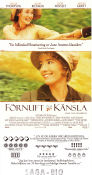 Förnuft och känsla 1995 poster Emma Thompson Kate Winslet Ang Lee Text: Jane Austen Romantik