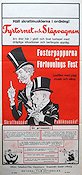 Fosterpapporna på förlovningsfest 1932 poster Fyrtornet och Släpvagnen Fy og Bi