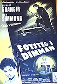 Fotsteg i dimman 1955 poster Stewart Granger Jean Simmons