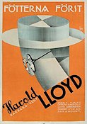 Fötterna först 1930 poster Harold Lloyd