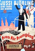 Fram för framgång 1938 poster Jussi Björling Aino Taube