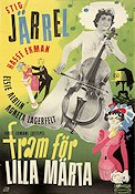 Fram för lilla Märta 1945 poster Stig Järrel Elsie Albiin Agneta Lagerfelt Hasse Ekman Instrument