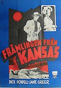 Främlingen från Kansas 1949 poster Dick Powell Jane Greer