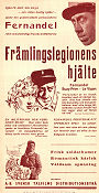 Främlingslegionens hjälte 1936 poster Fernandel R0obert Le Vigan Christian-Jaque