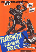 Frankenstein djävulsk skräck 1965 poster Nick Adams Kumi Mizuno Tadao Takashima Ishiro Honda Filmen från: Japan Hitta mer: Frankenstein Filmbolag: Toho Company Asien