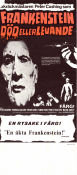 Frankenstein död eller levande 1969 poster Peter Cushing Terence Fisher