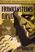 Frankensteins brud 1936 poster Boris Karloff Elsa Lanchester Hitta mer: Frankenstein