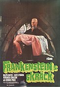 Frankensteins skräck 1971 poster Ralph Bates Jimmy Sangster
