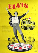 Frankie and Johnny 1966 poster Elvis Presley Donna Douglas Rock och pop Gambling