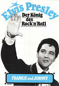 Frankie and Johnny 1966 poster Elvis Presley Donna Douglas Rock och pop Musikaler