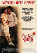 Frankie and Johnny 1991 poster Al Pacino Michelle Pfeiffer