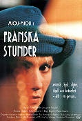 Franska stunder 1988 poster Christian Ruché Miou-Miou Michel Deville