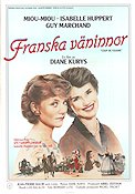 Franska väninnor 1983 poster Miou-Miou Isabelle Huppert Guy Marchand Diane Kurys