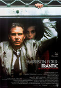Frantic 1988 poster Harrison Ford Betty Buckley Emmanuelle Seigner Roman Polanski