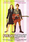 Freaky Friday 2003 poster Jamie Lee Curtis Lindsay Lohan Mark Waters Instrument