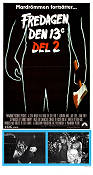 Fredagen den 13e del 2 1981 poster Betsy Palmer Amy Steel Steve Miner