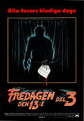 Fredagen den 13e del 3 1982 poster Dana Kimmell Tracie Savage Steve Miner